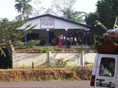In front of the Clinic
